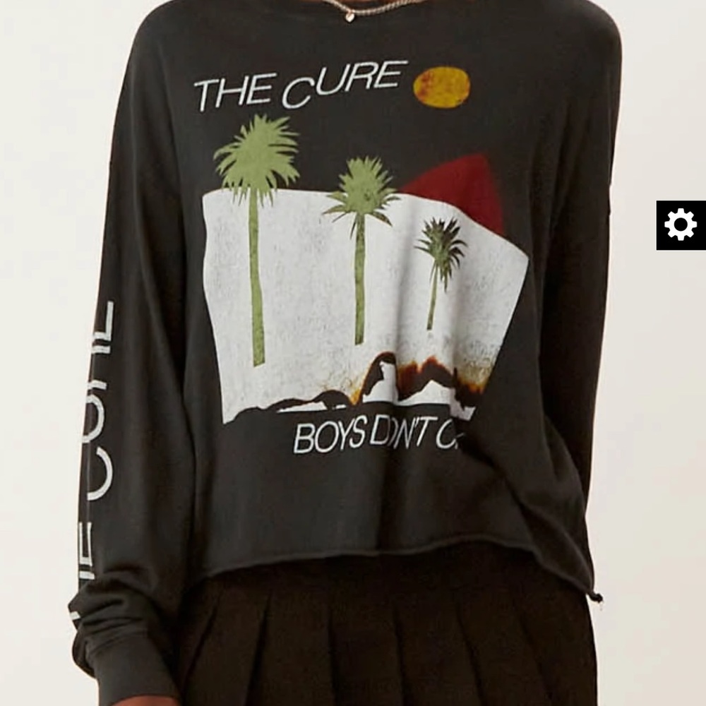 DAYDREAMER long sleeve “The Cure” crop top